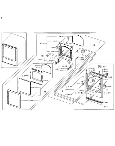 Frame front & door