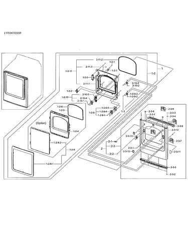 Frame front & door