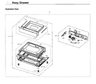 Samsung NX58J7750SS/AA-01 drawer diagram