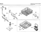 Bosch SHX33A02UC/36 rack diagram