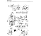 Samsung RF28K9070SG/AA-01 fridge / icemaker diagram
