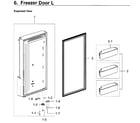 Samsung RF28K9070SG/AA-01 freezer door lt diagram