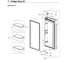 Samsung RF28K9070SG/AA-01 fridge door rt diagram