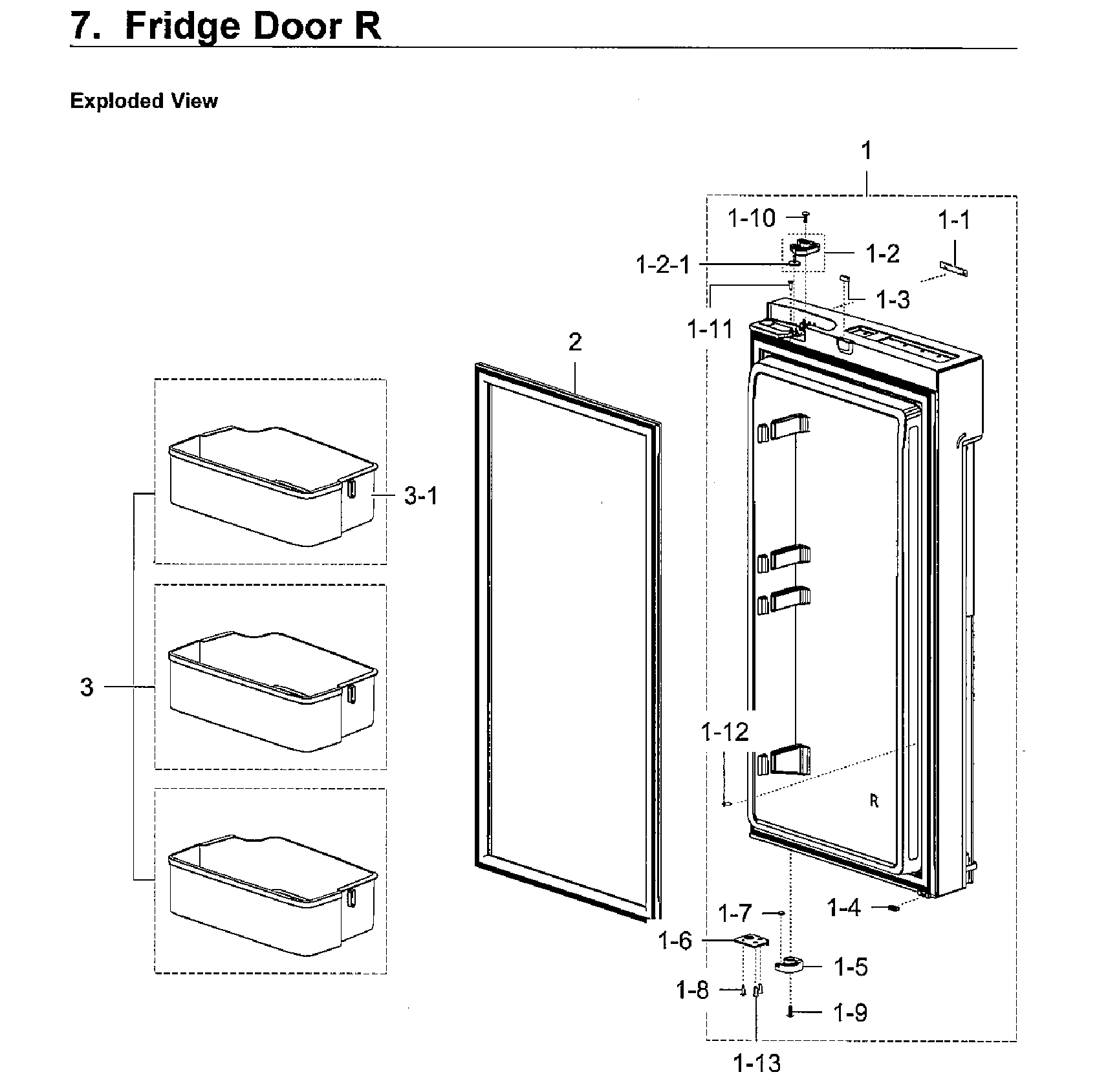 Fridge door rt