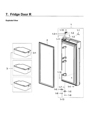 Fridge door rt
