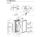 Samsung RF28K9070SG/AA-01 fridge door lt diagram