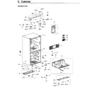 Samsung RF28K9070SG/AA-02 cabinet diagram