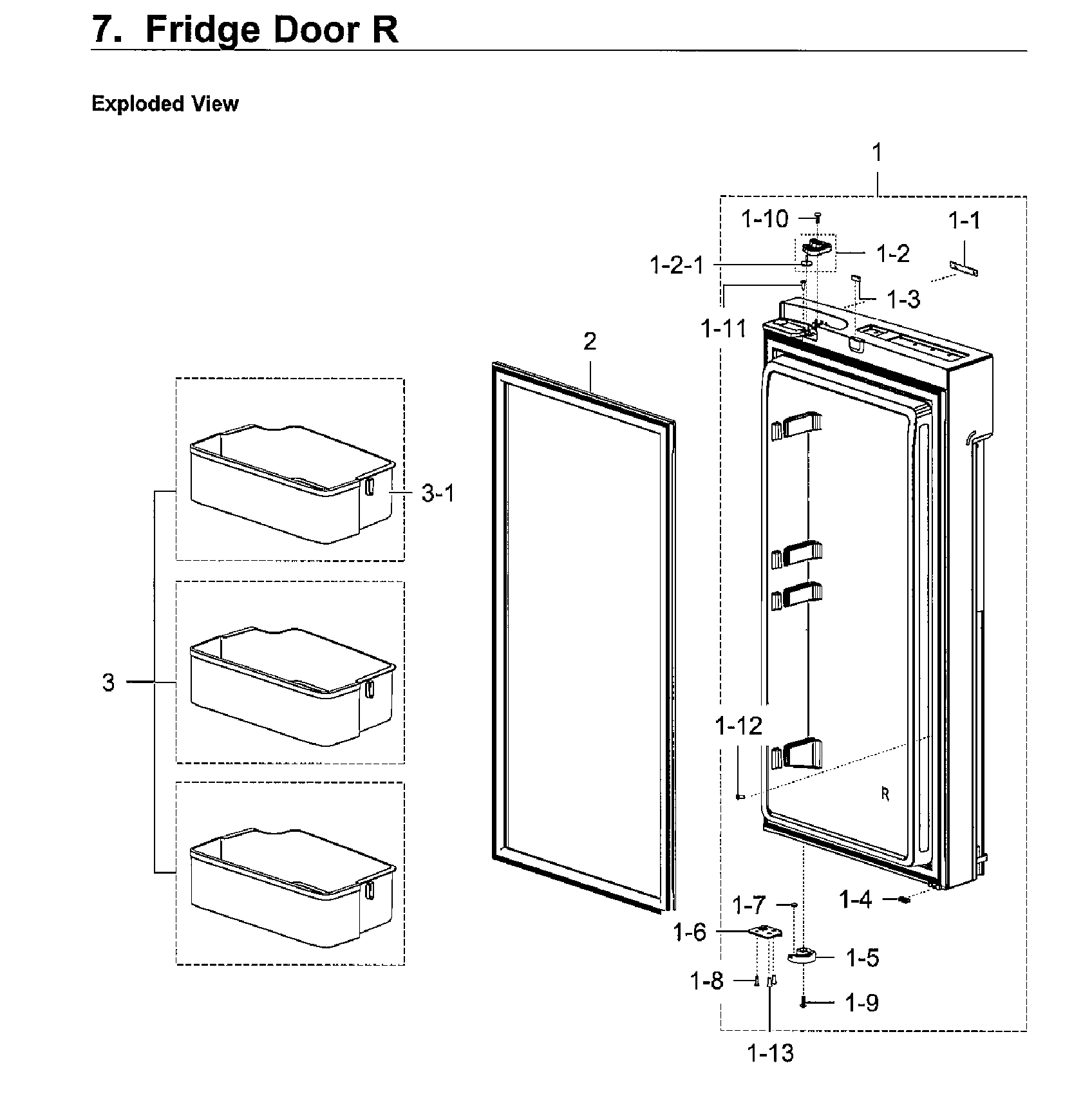 Fridge door rt