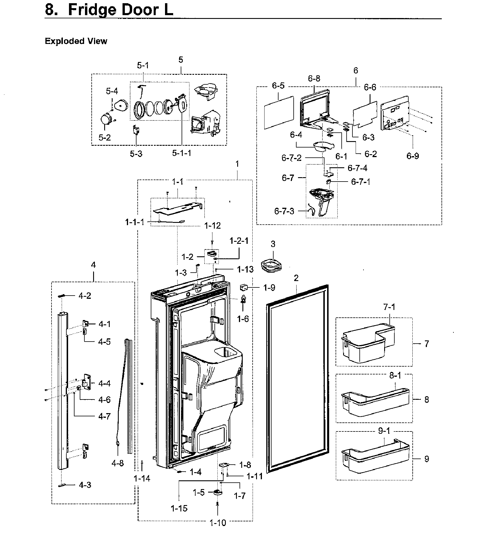 FRIDGE DOOR LT
