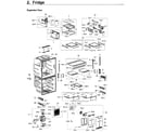 Samsung RF28K9070SR/AA-01 fridge / icemaker diagram