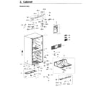 Samsung RF28K9070SR/AA-01 cabinet diagram