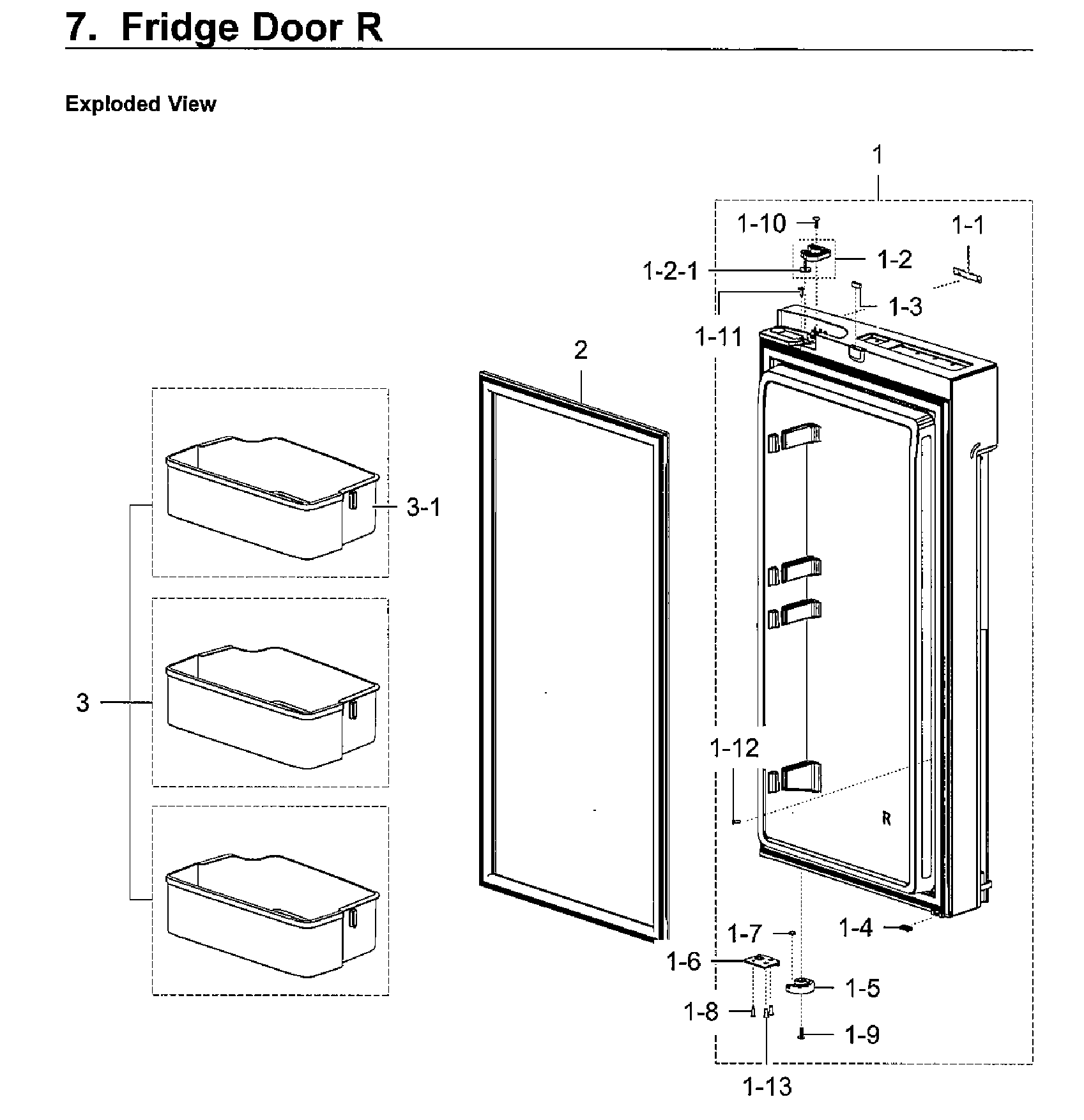 Fridge door rt