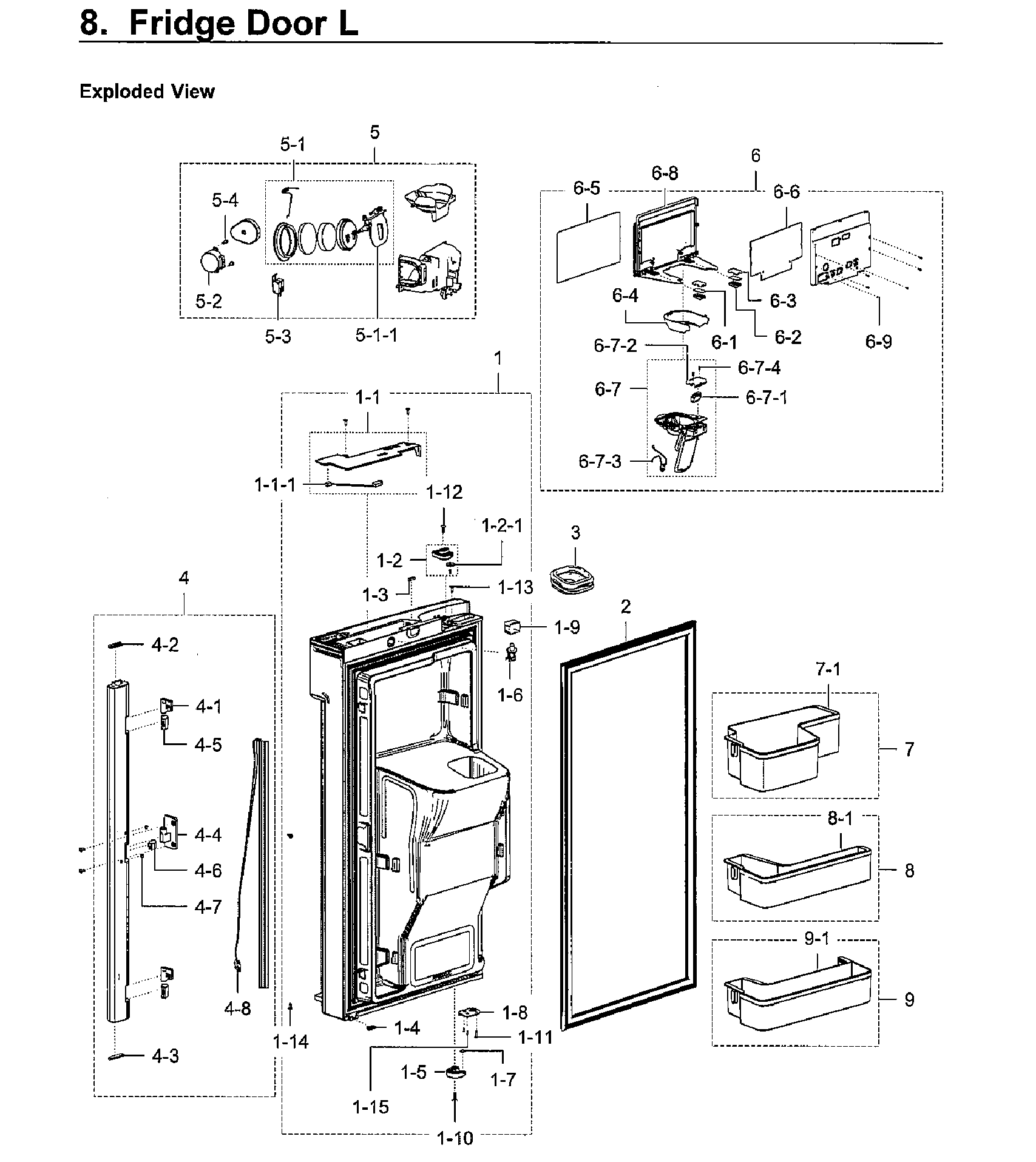 Fridge door lt