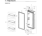 Samsung RF28K9070SR/AA-02 fridge door rt diagram