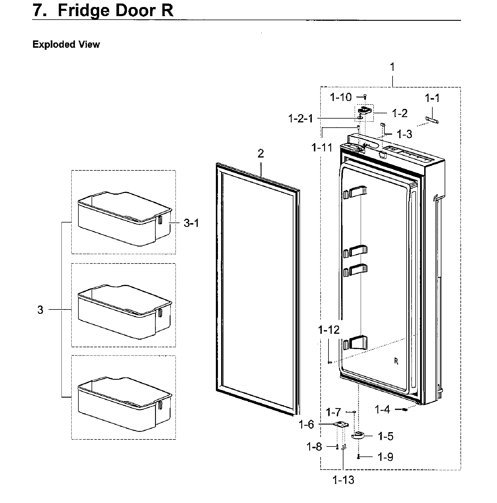 Fridge door rt