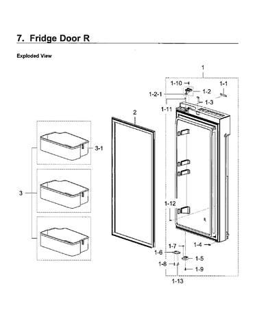 Fridge door rt