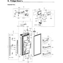 Samsung RF28K9070SR/AA-02 fridge door lt diagram