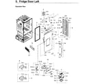 Samsung RF23HCEDBWW/AA-08 fridge door lt diagram