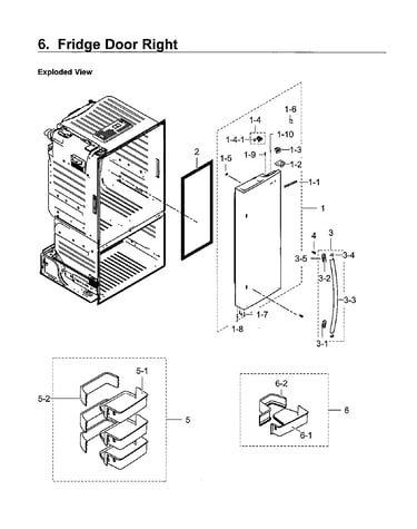 Fridge door rt