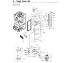Samsung RF23HCEDBWW/AA-09 fridge door lt diagram