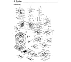 Samsung RF23HCEDBWW/AA-10 fridge diagram