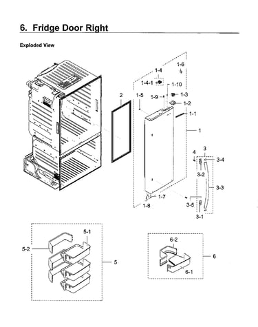 Fridge door rt