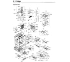 Samsung RF23HCEDBWW/AA-11 fridge diagram