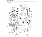 Samsung RF23HCEDBWW/AA-11 cabinet diagram