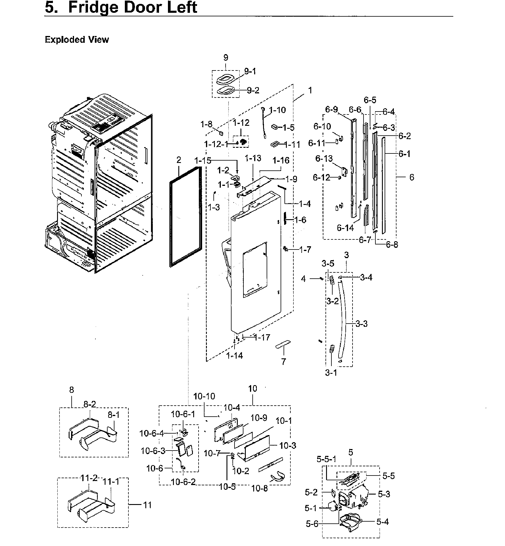 FRIDGE DOOR LT