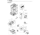 Samsung RF23HCEDBWW/AA-12 freezer / icemaker diagram