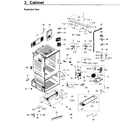 Samsung RF23HCEDBWW/AA-12 cabinet diagram
