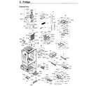 Samsung RF23HCEDBWW/AA-13 fridge diagram