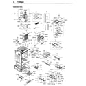 Samsung RF23HCEDBWW/AA-13 fridge diagram