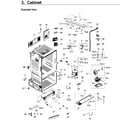 Samsung RF23HCEDBWW/AA-13 cabinet diagram