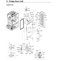 Samsung RF23HCEDBWW/AA-13 fridge door lt diagram