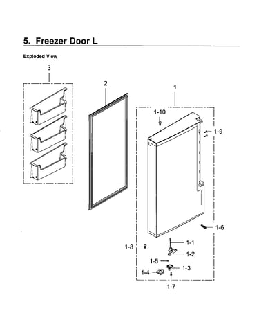 Freezer door lt