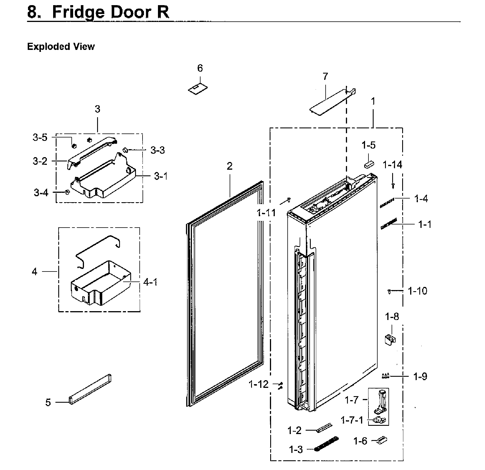 Fridge door rt