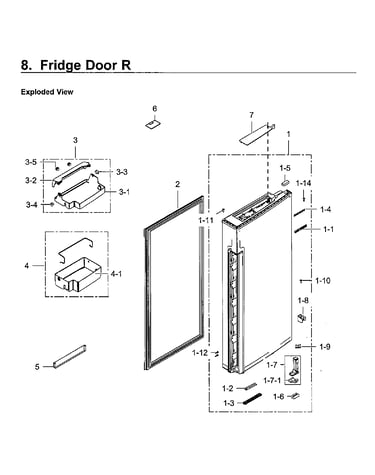 Fridge door rt