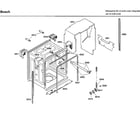 Bosch SHX46L15UC/55 cabinet diagram