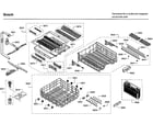 Bosch SHPM78W52N/01 rack asy diagram