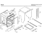 Bosch SHEM63W52N/01 frame diagram