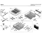 Bosch SHEM63W52N/01 rack asy diagram