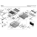 Bosch SHEM78W52N/01 rack asy diagram