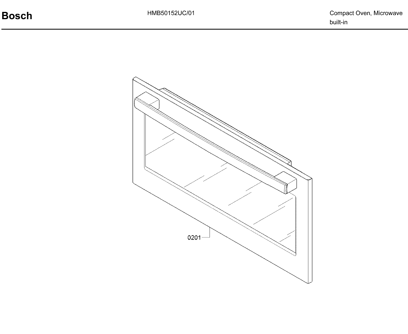 Microwave door