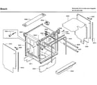 Bosch SHX7ER55UC/51 cabinet diagram