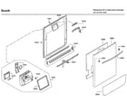 Bosch SHX7ER55UC/93 door diagram