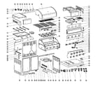 Kenmore Elite 14648593710 gas grill diagram