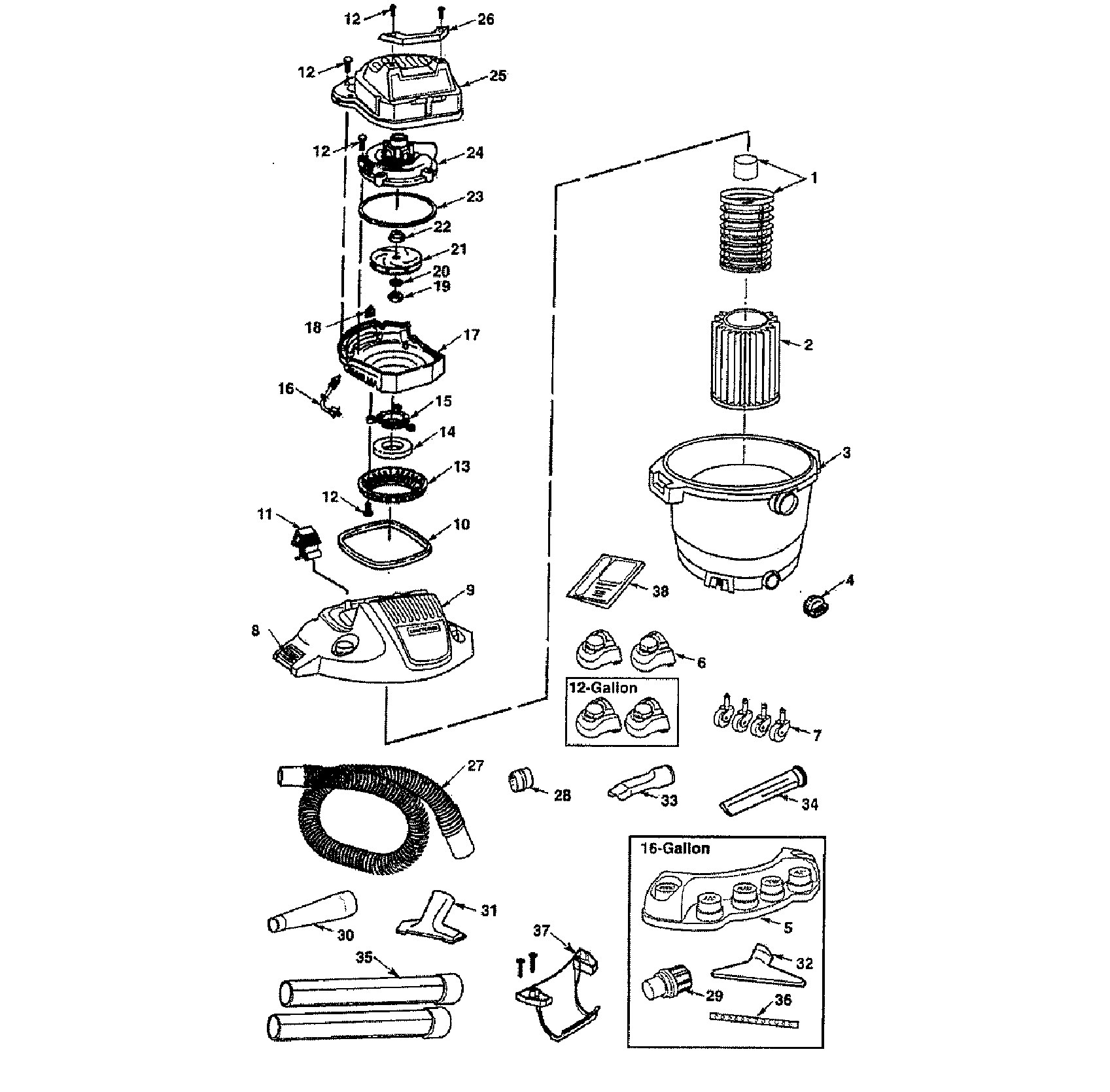 Wet/dry vacuum