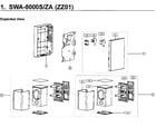 Samsung SWA-8000S/ZA-ZZ01 speaker diagram