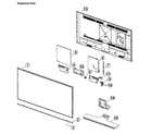 Samsung UN50HU6950FXZA-IS04 cabinet parts diagram